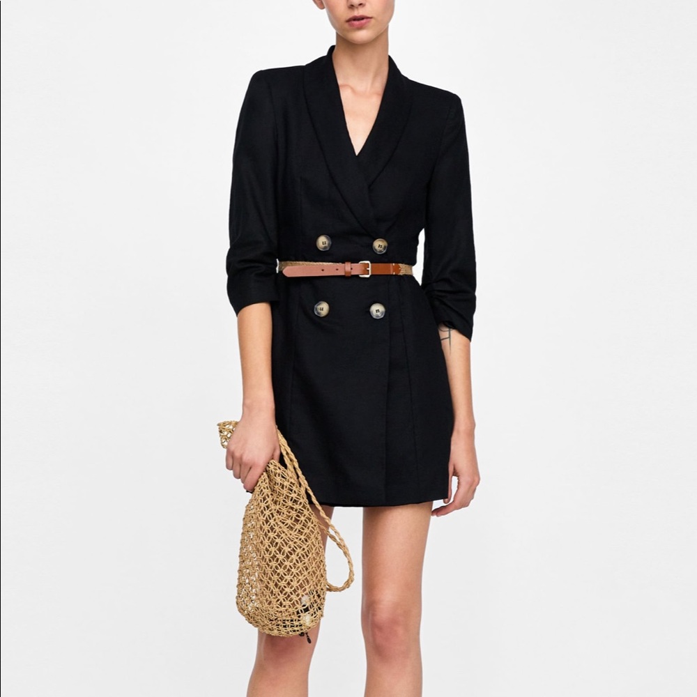 Black suit dress